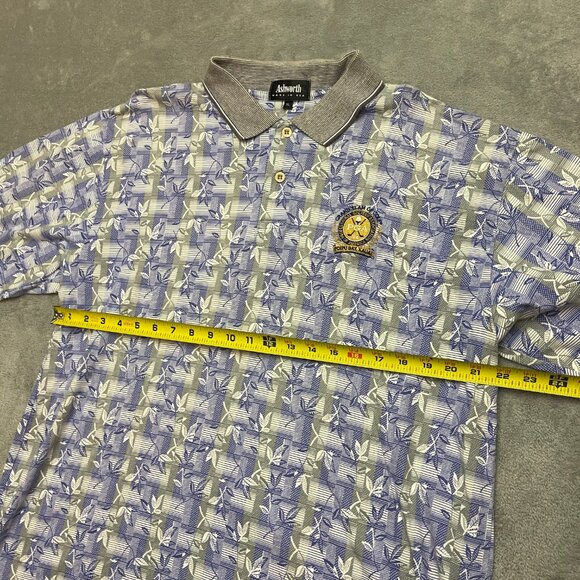 VINTAGE Ashworth Golf Polo Shirt Adult XL Poipu Bay, Kauai USA MADE Mens - Picture 5 of 10
